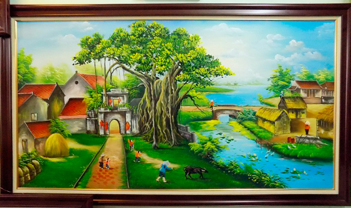 500 mẫu tranh vẽ sơn dầu đẹp nhất Hà Nội